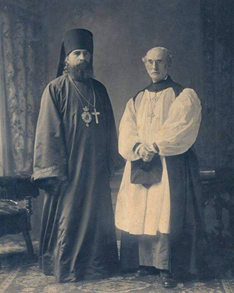 Епископ Антоний (Храповицкий) и глава Англиканской церкви Архиепископ Кентерберийский Рандалл Томас Девидсон